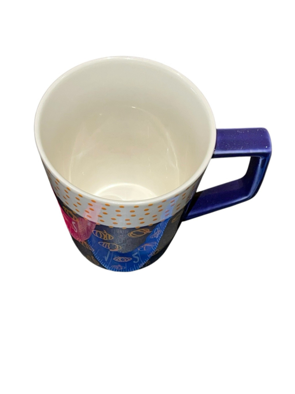 Starbucks Teavana PUMPKIN 12oz Mug Coffee Tazo Tea Indigo Orange Halloween 2016 - Picture 7 of 9